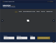 Tablet Screenshot of mmugmhotel.com